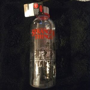 Stranger Things Red Logo Water Bottle